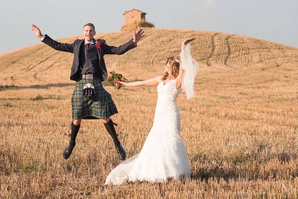 Summer Tuscan Wedding