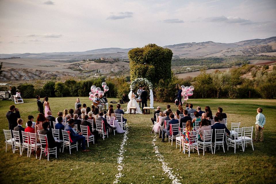 Symbolic Ceremony in Val d'Orcia