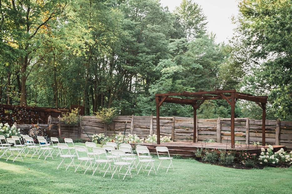 Ceremony in the park