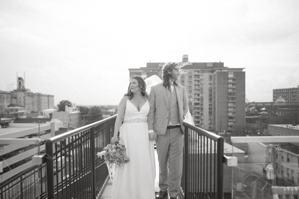 Urban rooftop portraits