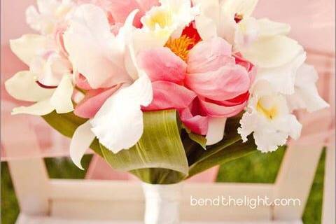Orchids and peonies