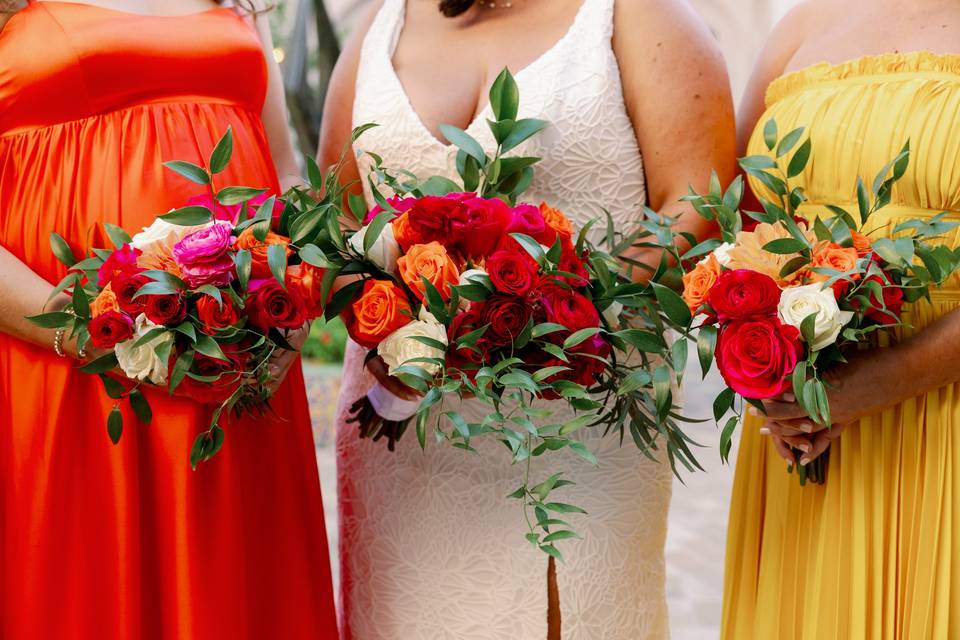 Bride/bridesmade bouquets