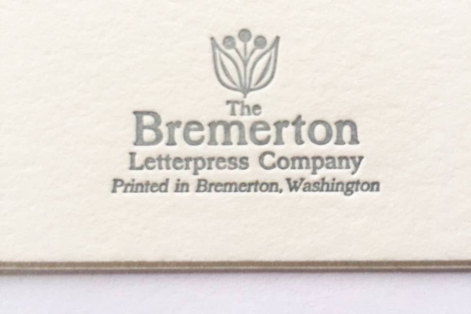 The Bremerton Letterpress Co.
