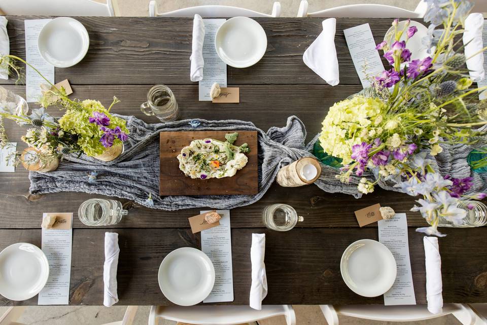 Intimate farm-to-table dinner