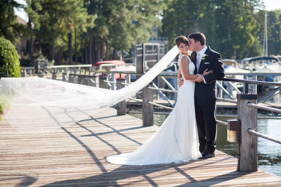 Couple in the marina