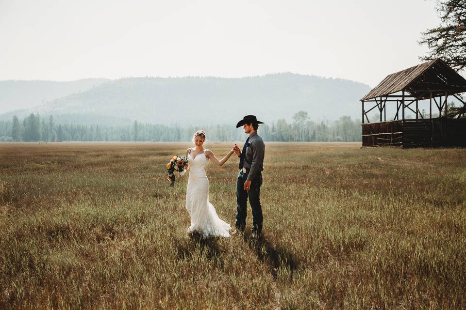 Montana rustic wedding