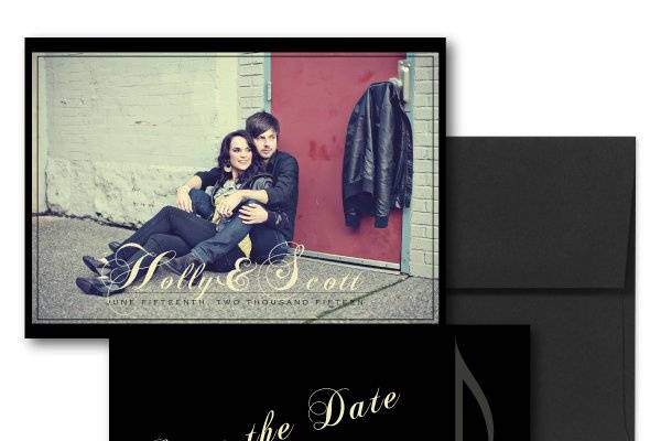 Black Save the Dates, Music Save the Dateswww.thesweetheartshoutout.com