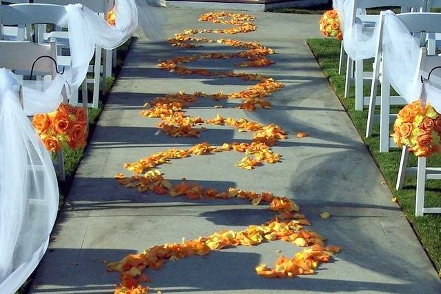 Petals for the Bridal Path