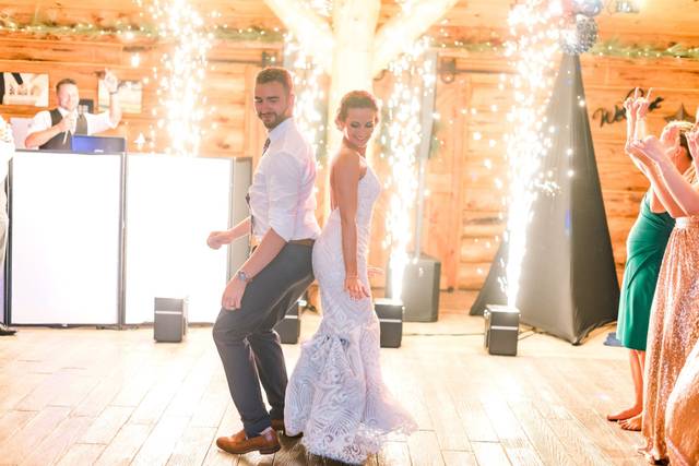 Sparklers with Congo Line