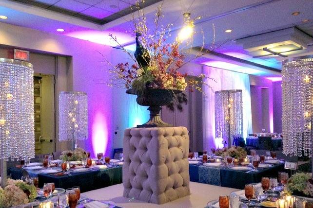 Wedding reception area