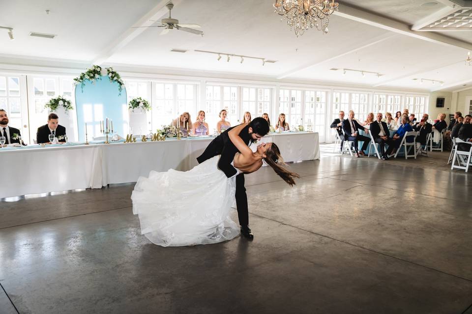 Newlyweds first dance