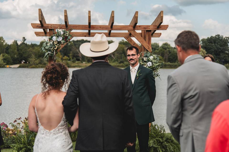 Walking down the aisle