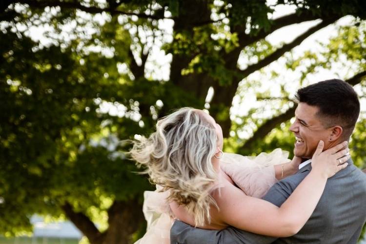 Groom runs away with bride