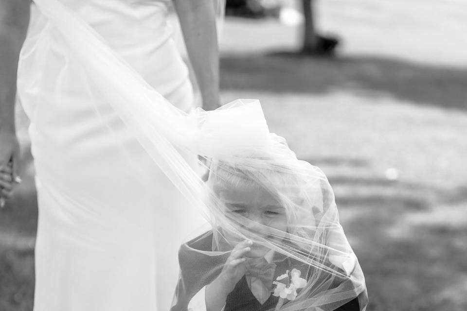 Child in the veil