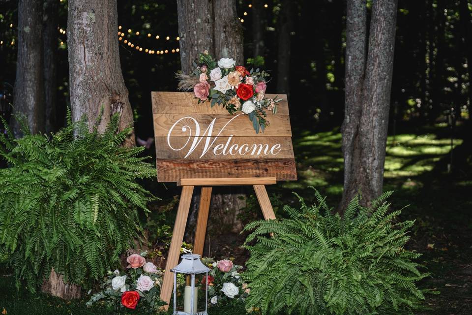 Wedding welcome