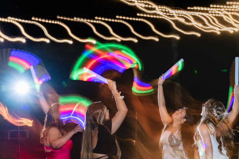 Dancing at the reception