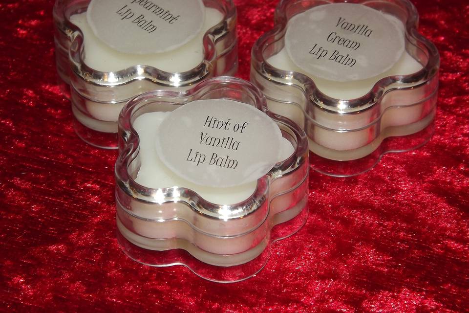 Handmade lip balm, can be personalized
