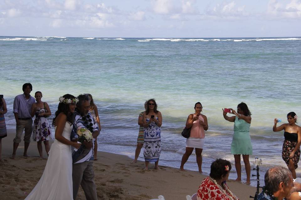 Laakea Ocean Wedding