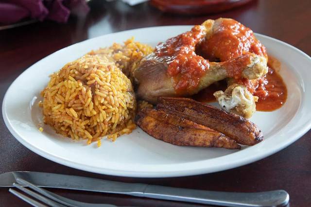 Rice and chicken