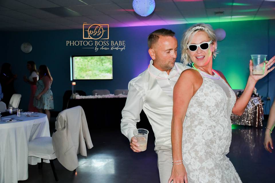 Bride & Groom on dance floor