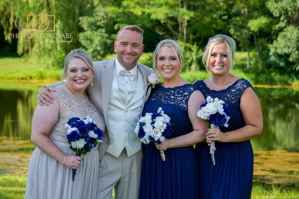 Bride tribe with the groom.