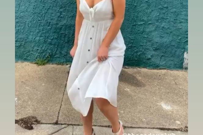 Our White Sweetheart Dress