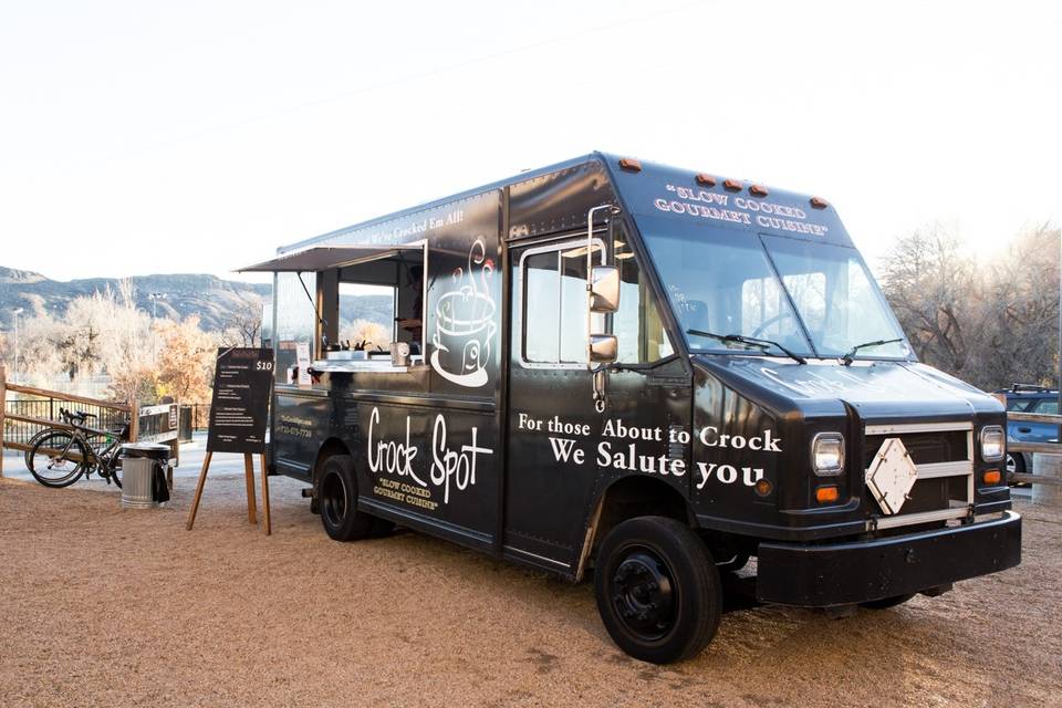 Sleek food trucks