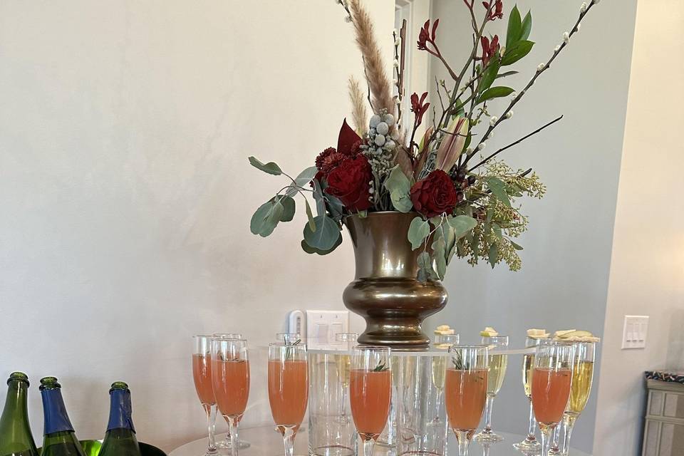 Champagne Cocktail Display