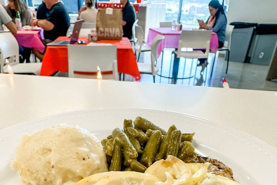 Chicken Piccata close up