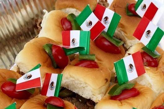 Beef Sliders with garnish