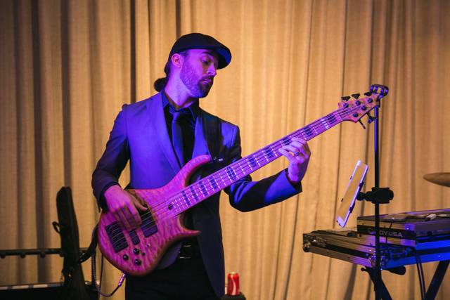 Nick on bass