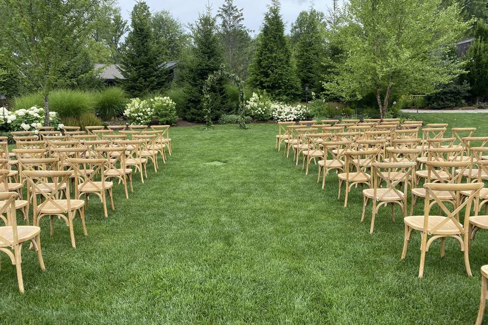 Lawn ceremony