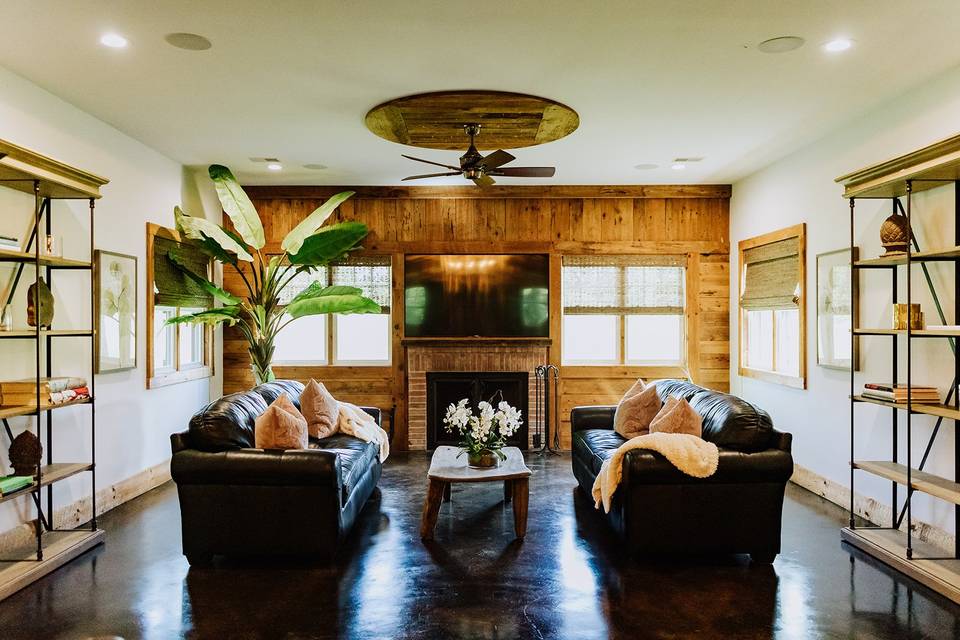 Fireplace sitting room