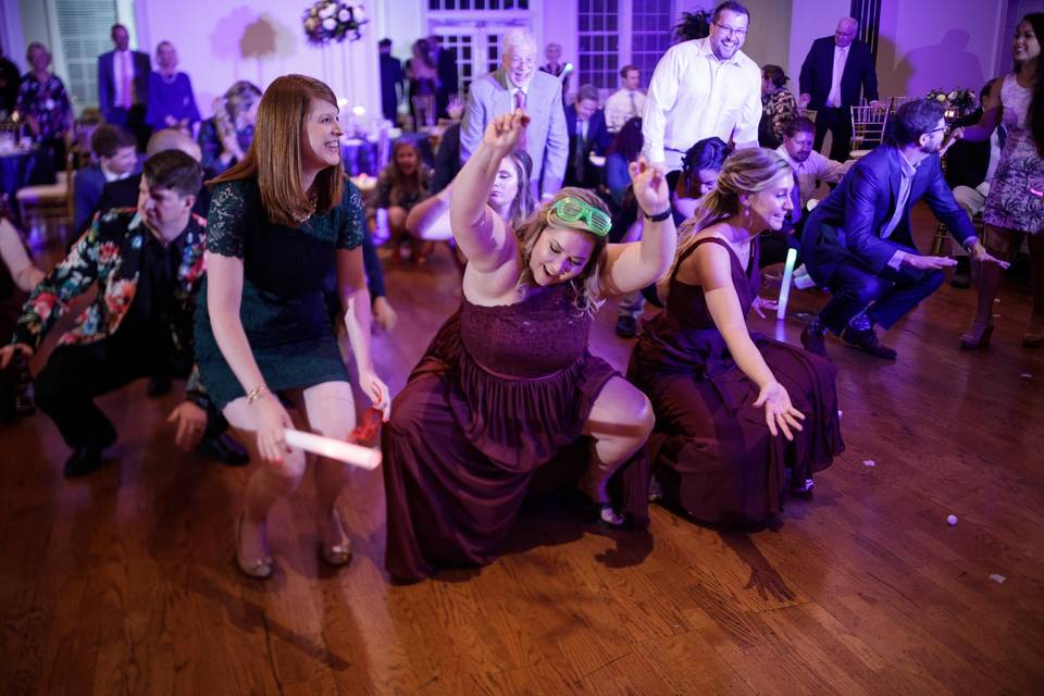 Bridal party getting low