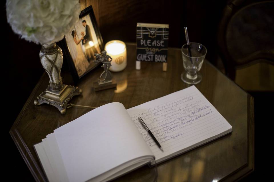 The guest book