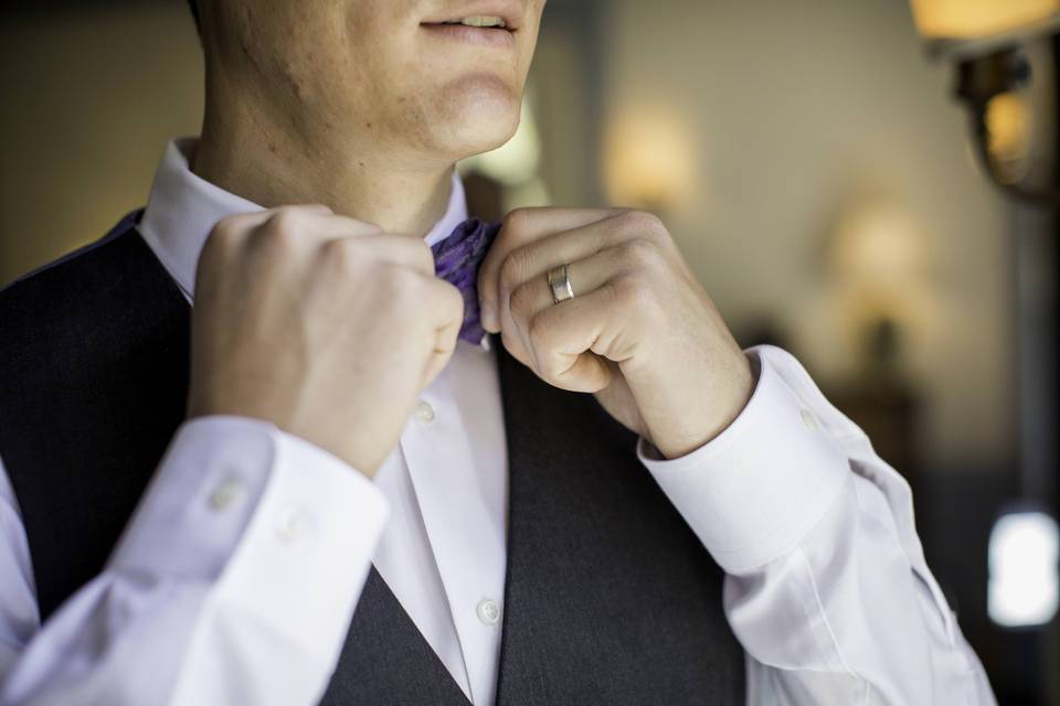 Groom preparations