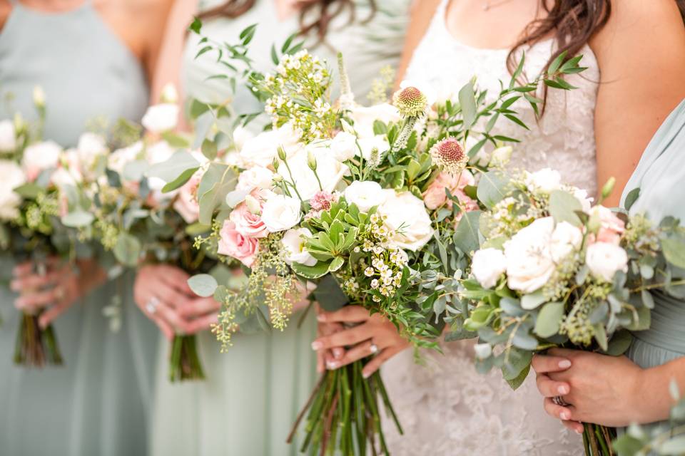 Rustic bouquets