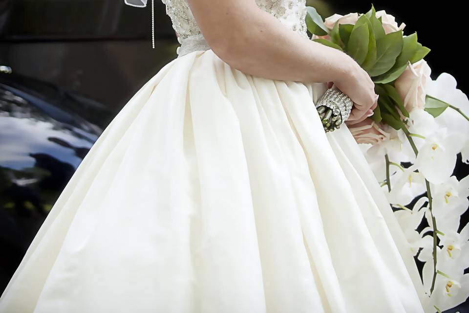 White gown