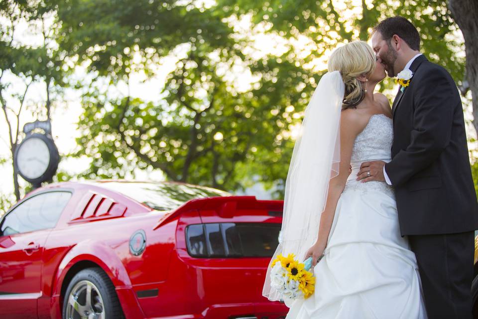 Marriage and a red car