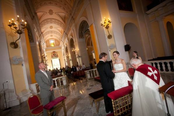 ceremony at the San Juan Cathedral