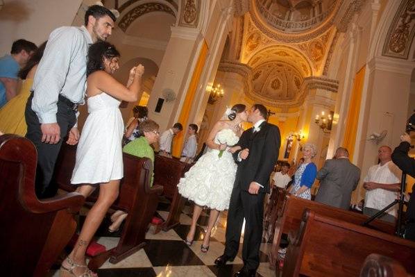 End of Ceremony at San Juan Cathedral