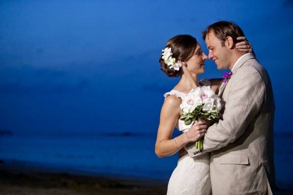 a beautiful  photo at the beach of the Ritz