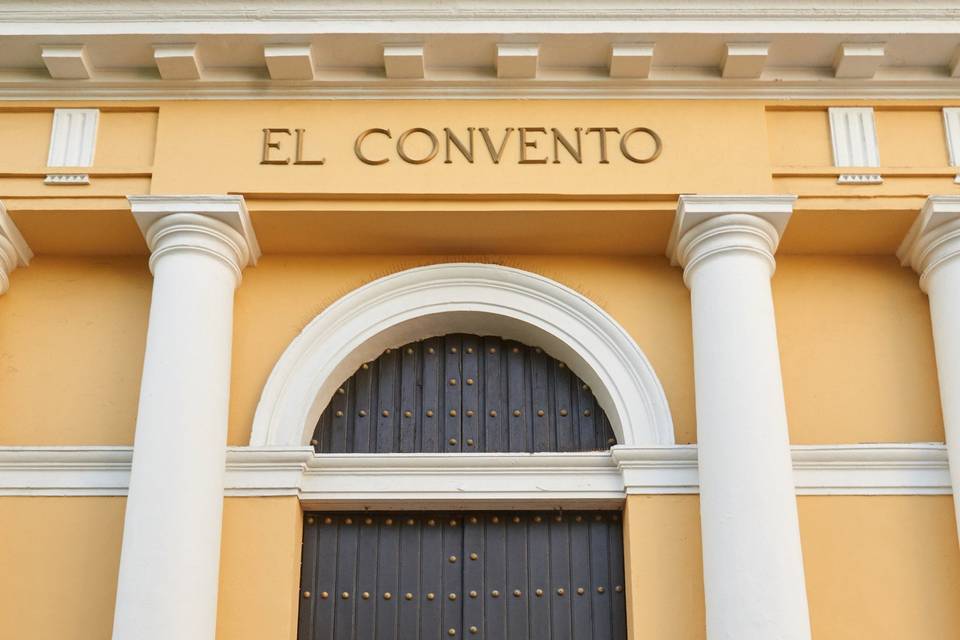 The reception at the Historic El Convento Hotel in Old  San Juan, Puerto Rico.