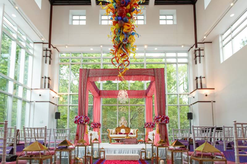 Pavi and Sunil, after their beautiful Hindu ceremony at El Conquistador  Resort, Puerto  Rico.