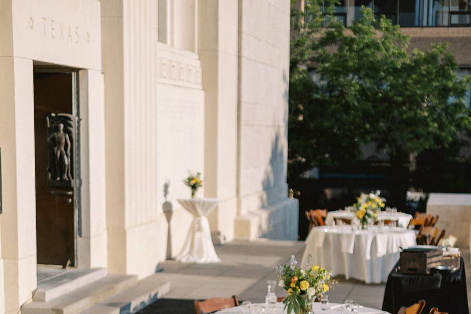 Reception on the Plaza