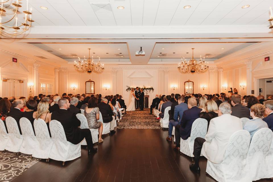 Indoor ceremony