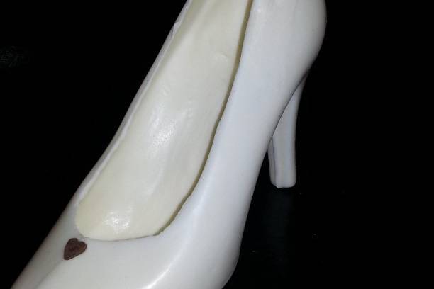 White Chocolate High Heel Bridal Party Favor