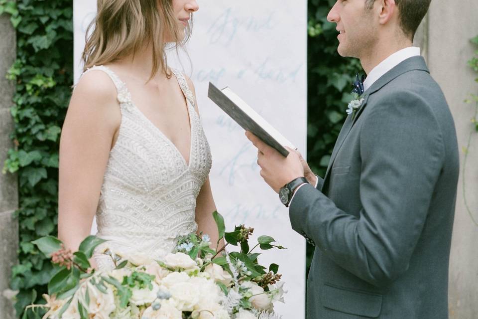 Bride and groom