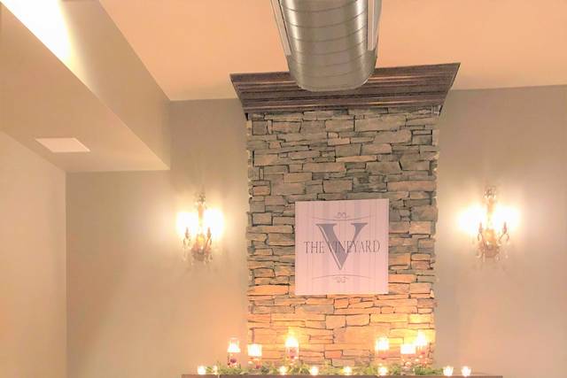 Cozy fireplace