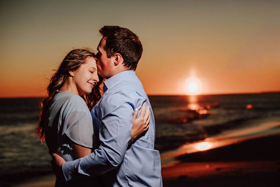 Sunset Beach Engagement